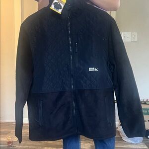 Eddie Bauer Men's Navy Quilted Performance Jacket
